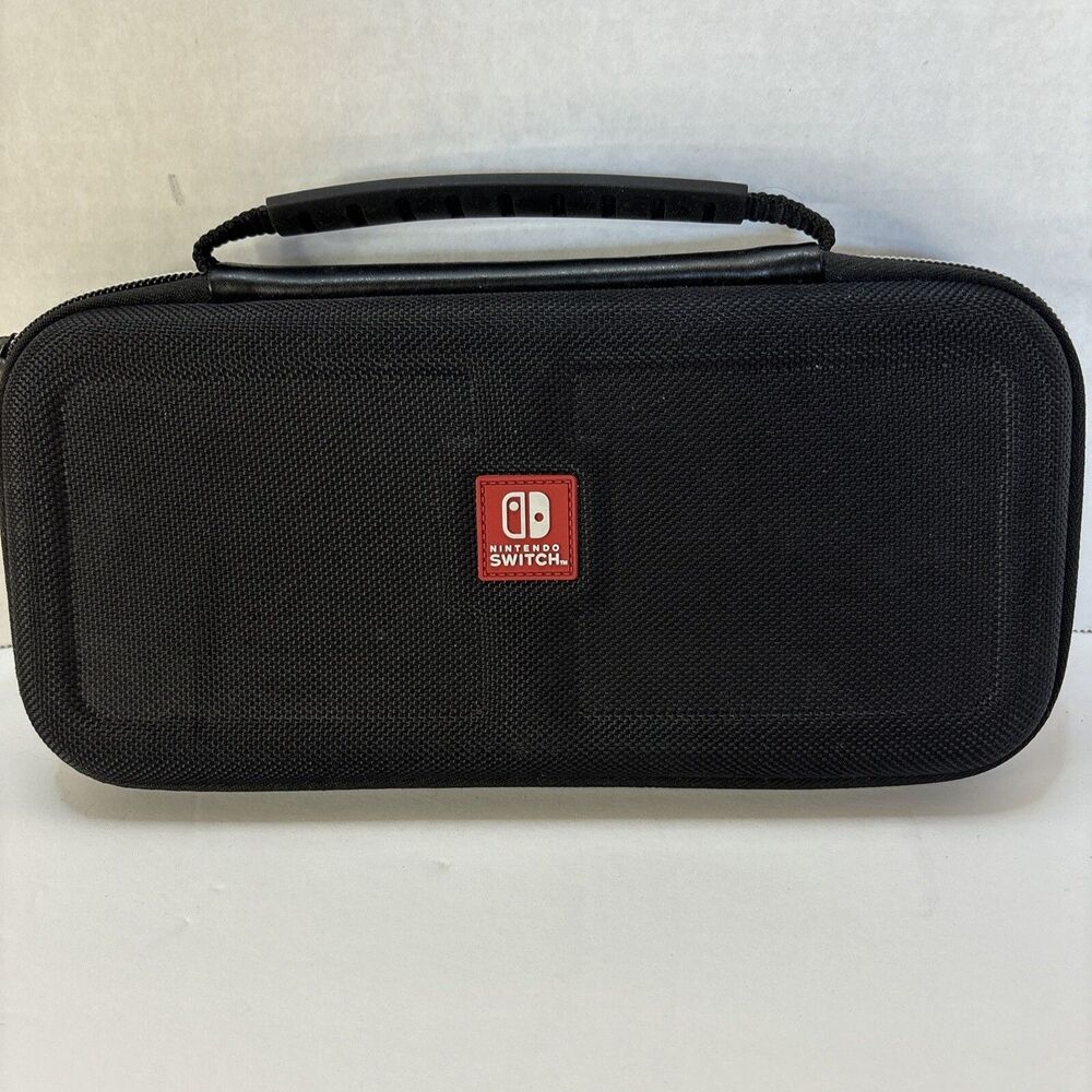 Nintendo Switch Game Traveler Travel Stand Carrying Case Black +Fits OLED & Lite
